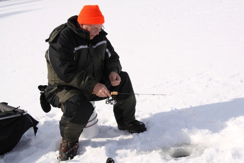 Ice fishing game in United Kigdom