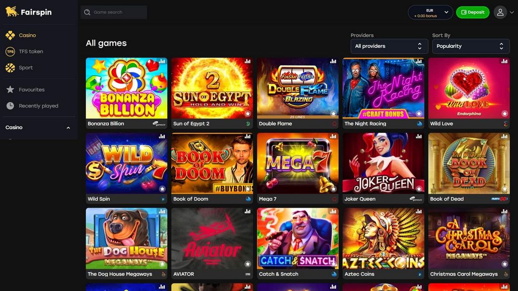 Finest Online Ports: Play 10,000+ Fairspin Casino Games